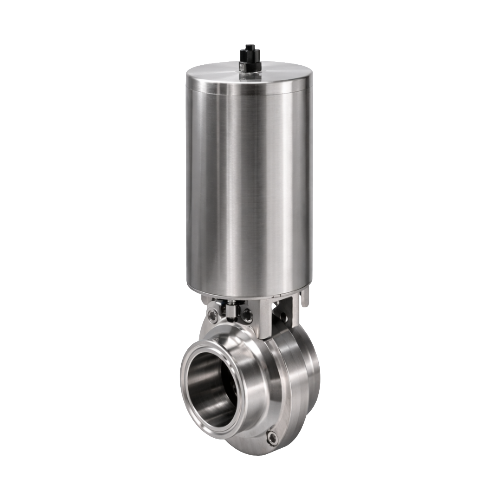 Actuated Hygienic Butterfly Valve