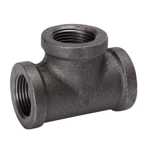 DN50 (2" NB) BSP BLACK MALLEABLE IRON EQUAL TEE