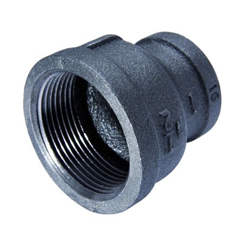 DN32 X 20 (1.1/4" X 3/4" NB) BSP BLACK MALLEABLE IRON REDUCING SOCKET