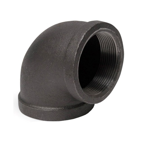 [MI-NB-BSP-ELB-FF-90-8-BLK] DN8 (1/4" NB) BSP BLACK MALLEABLE IRON FXF ELBOW 90°