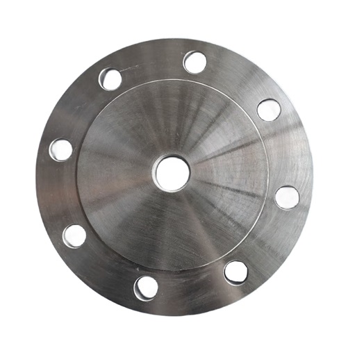 [SS-NB-FLA-RF-BLA-P16-100-FUL-316-DT-15-BSPP] DN100 (4" NB) PN16 RF BLANK FLANGE D&T 15NB (1/2" NB) BSPP SS 316/L