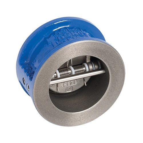 [CS-VAL-NRV-WAF-80-DUO-P16] DN80 (3" NB) PN10/16/ASA150 WAFER PATTERN DUO CHECK VALVE CAST IRON BODY