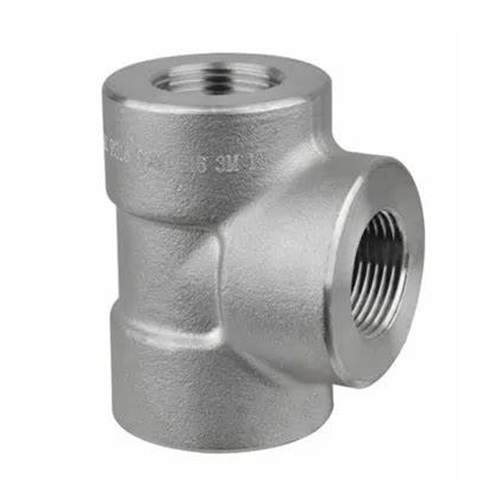 [CS-NB-NPT-6K-TEE-15-A105N] DN15 (1/2" NB) NPT 6000# FS EQUAL TEE A105N