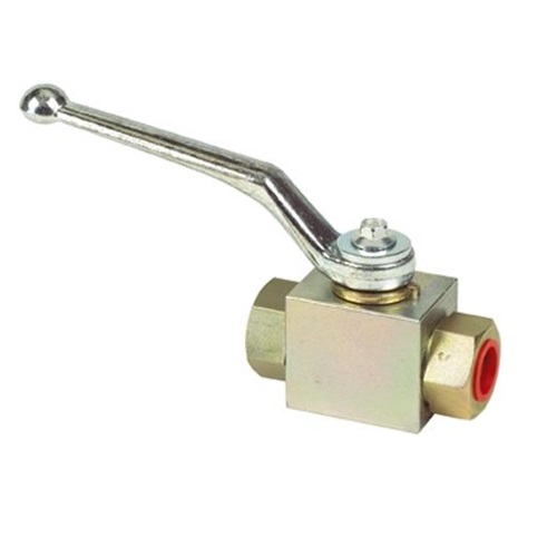 [SS-HYD-BAL-VAL-6K-15-316] DN15 NPT 500 BAR CS BALL VALVE LEVER OP
