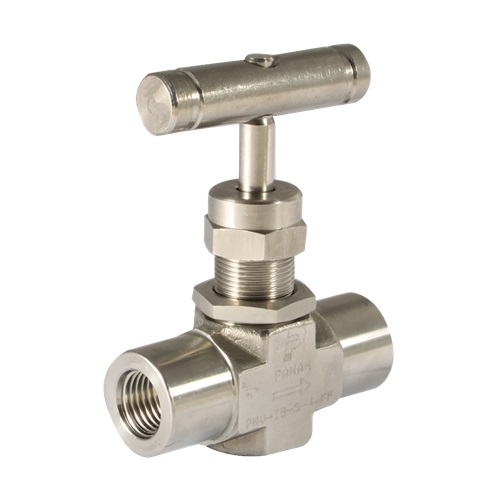[SS-VAL-NDL-NPT-15-6K] DN15 (1/2" NB) NPT (FXF) NEEDLE VALVE SS 316