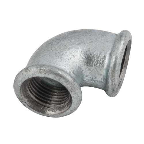 [MI-NB-BSP-ELB-FF-90-25-GAL] DN25 (1" NB) BSP GALVANISED MALLEABLE IRON FXF ELBOW 90°