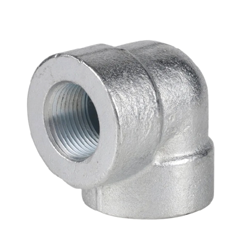 [CS-NB-NPT-3K-ELB-90-40-A105N-GAL] DN40 (1½" NB) NPT 3000# FS GALVANISED ELBOW 90° A105N