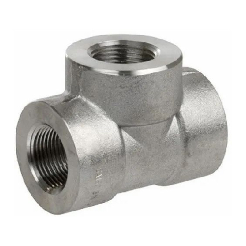 [CS-NB-NPT-3K-TEE-20-A105N-GAL] DN20 (3/4" NB) NPT 3000# FS GALVANISED EQUAL TEE A105N