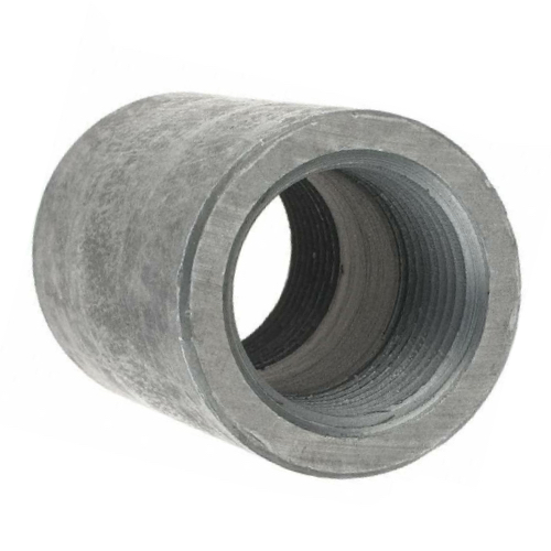 [CS-NB-NPT-3K-SOC-40-A105N-GAL] DN40 (1.1/2" NB) NPT 3000# FS GALVANISED EQUAL COUPLING A105N
