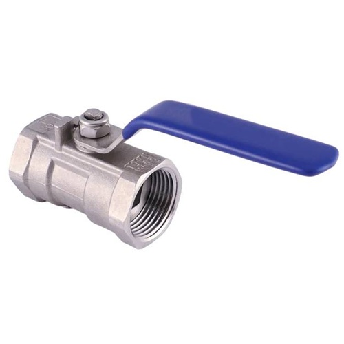 [SS-VAL-BAL-NPT-40-1PC] DN40 (1.1/2" NB) NPT (FXF) 1PC BALL VALVE LEVER OP. SS 316