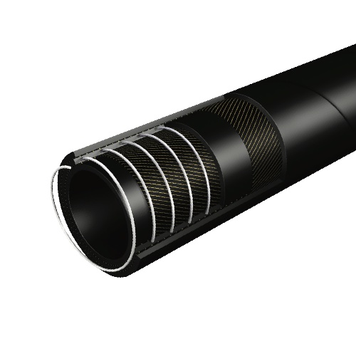 25.00mm (1") ID 10 BAR BLACK SUCTION & DELIVERY HOSE (20 MTR)