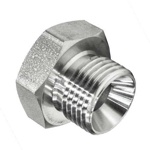 [SS-PLU-HEX-BSPP-5K-15-316] DN15 (1/2" NB) BSPP 5000 SERIES HEX HEAD PLUG SS 316