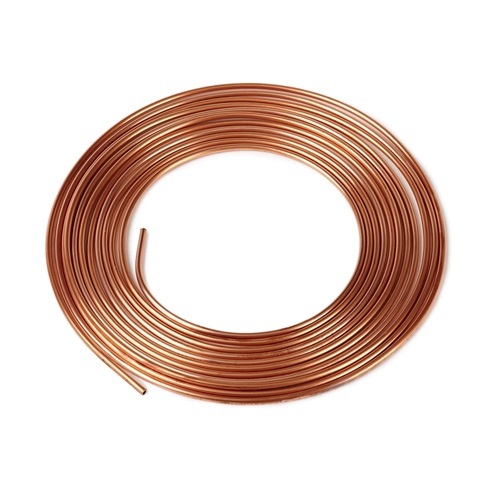 [COP-6.35-0.89-10M] 6.35mm OD (1/4" OD) X 0.89mm (20 GAUGE) WALL COPPER TUBE (10m COIL)