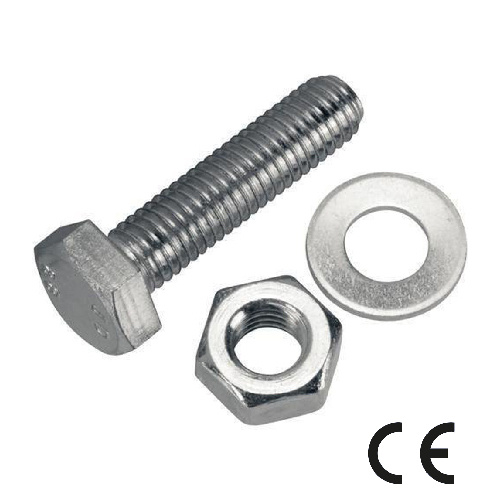 [FAS-BOLT-XOX-M16-55-8.8-BZP-CE] M16 X 55mm LONG BZP GR.8.8 XOX HEX SET (C.E. MARKED)