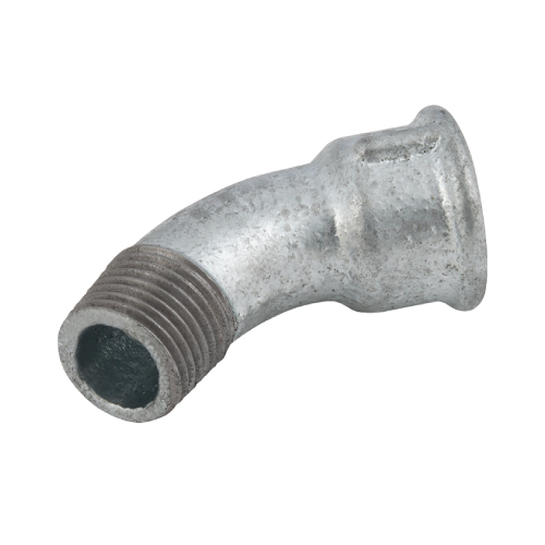 [MI-NB-BSP-BEN-MF-45-8-GAL] DN8 (1/4" NB) BSP GALVANISED MALLEABLE IRON MXF BEND 45°