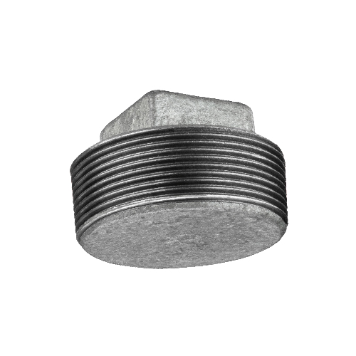 [MI-NB-BSP-PLU-32-GAL-SOL] DN32 (1.1/4" NB) BSP GALVANISED MALLEABLE IRON SOLID PLUG