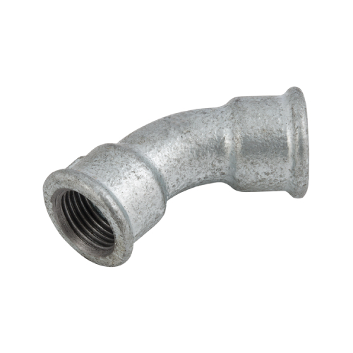 [MI-NB-BSP-BEN-FF-45-40-GAL] DN40 (1.1/2" NB) BSP GALVANISED MALLEABLE IRON FXF BEND 45°