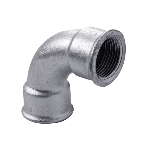 [MI-NB-BSP-BEN-SR-FF-90-65-GAL] DN65 (2.1/2" NB) BSP GALVANISED MALLEABLE IRON FXF SHORT RADIUS BEND 90°