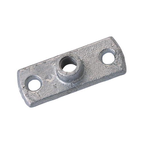 1/4" BSPP FEMALE BOSSED GALVANISED MALLEABLE BACKPLATE