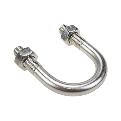 [FAS-UBO-NB-25-M6-BZP] DN25 (1" NB) U-BOLT C.W NUTS BZP