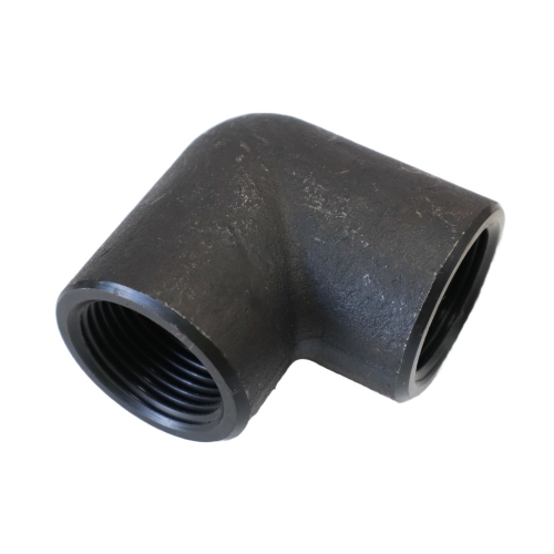 [HW-NB-BSP-ELB-FF-90-20-BLK] DN20 (3/4" NB) BSP BLACK HEAVY WEIGHT STEEL FXF ELBOW 90°