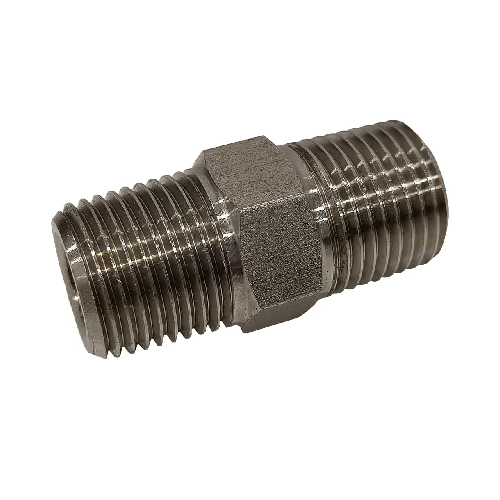 DN8 (1/4" NB) BSP BLACK HEAVY WEIGHT  EQUAL HEXAGON NIPPLE