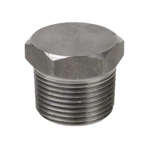 DN10 (3/8" NB) BSPT 3000# FS HEX HEAD PLUG END A105N