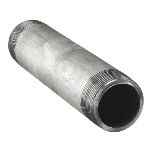 [CS-NB-NPT-3K-NIP-TBE-76-32-A105N-GAL] DN32 (1.1/4" NB) NPT GALVANISED SCH80 FS PIPE NIPPLE T.B.E (3" LONG) A105N
