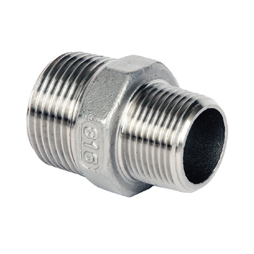DN40 X 20 (1.1/2" X 3/4" NB) BSP 150# REDUCING HEX NIPPLE SS 316