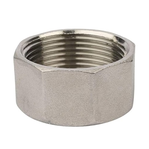 [SS-NB-BSP-150-HCAP-32-316] DN32 (1.1/4" NB) BSP 150# EQUAL HEX CAP SS 316