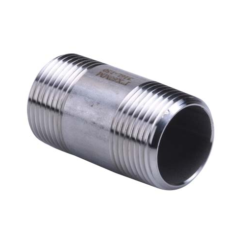 DN8 (1/4" NB) NPT 150# BARREL NIPPLE SS 316