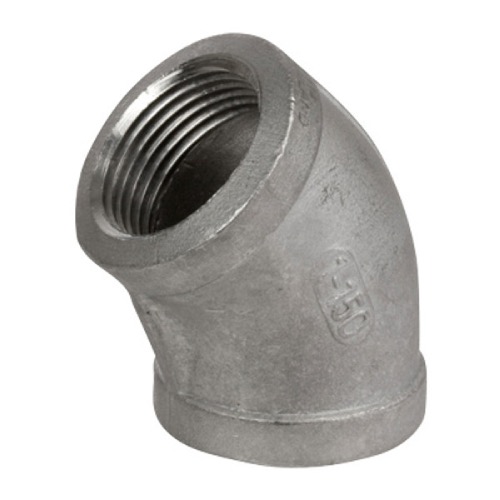[SS-NB-NPT-150-ELB-45-65] DN65 (2.1/2" NB) NPT 150# (FXF) ELBOW 45° SS 316