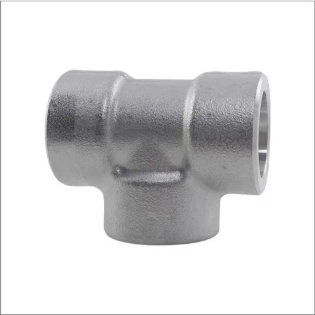 [SS-NB-SW-3K-TEE-15-316] DN15 (1/2" NB) SW 3000#  EQUAL TEE SS 316