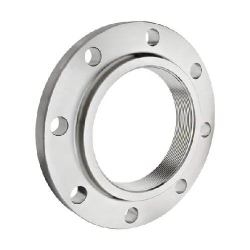 [SS-NB-FLA-80-RF-SCR-P16-SS-304] DN80 (3" NB) PN16 RF BSPP THREADED FLANGE SS 304