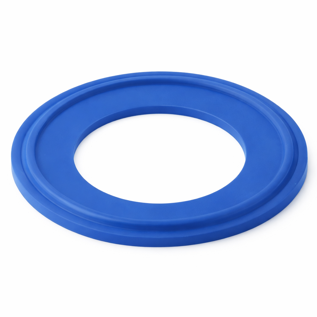 0.50" OD CLAMP UNION BLUE EPDM UN-LIPPED SEAL (CLAMP PART 3 OF 3)