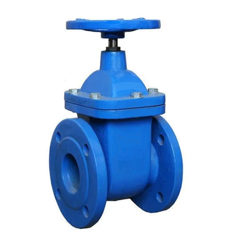 [CI-VAL-GAT-P16-100-HW] DN100 (4" NB) PN16 FLANGED CAST IRON GATE VALVE MANUAL HANDWHEEL (DIN 3202)