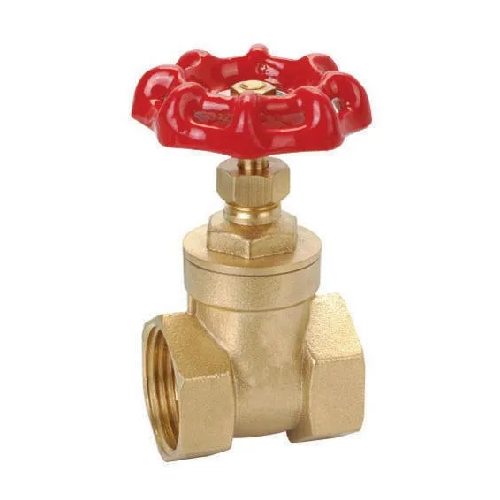 [BRS-VAL-GAT-BSP-8-HW] DN8 (1/4" NB) BSPT (FXF) HANDWHEEL OP. GATE VALVE BRASS