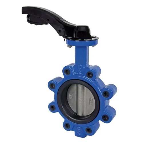 [DI-VAL-BFL-P16-LUG-32-EPD-SS] DN32 (1.1/4" NB) PN16 LUGGED & TAPPED  LEVER OP. BUTTERFLY VALVE (EPDM/SS) DUCTILE IRON