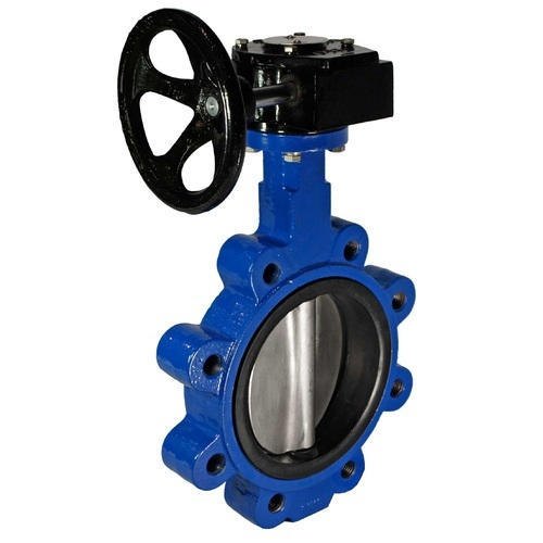 [DI-VAL-BFL-P16-LUG-450-EPD-SS-GBO] DN450 (18" NB) PN16 LUGGED & TAPPED  GEARBOX OP. BUTTERFLY VALVE (EPDM/SS) DUCTILE IRON