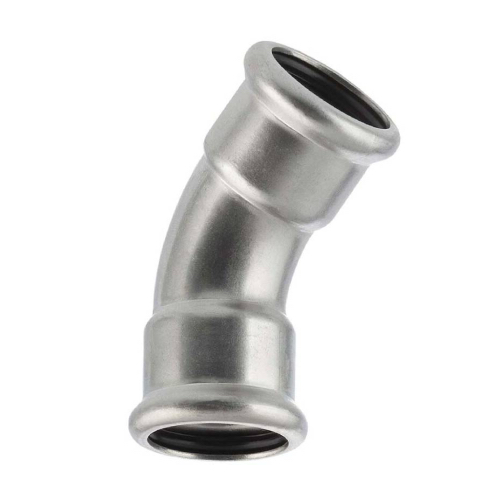 108MM PRESSFIT 45° ELBOW EPDM SEALS SS 316