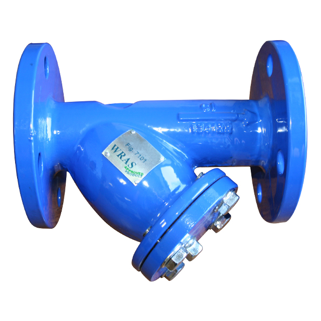 [DI-VAL-STR-P16-100-WRAS-SS] DN100 (4" NB) FLANGED DUCTILE IRON WRAS APPROVE Y TYPE STRAINER