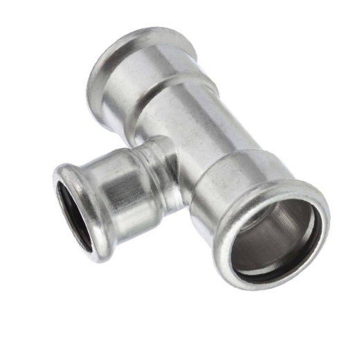 22MM X 15MM X 22MM PRESSFIT REDUCING BRANCH TEE HNBR SEALS SS 316