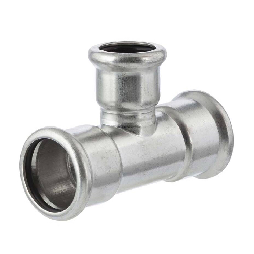 [SS-PRS-TEE-761-FKM-316] 76.1MM PRESSFIT EQUAL TEE FKM SEALS SS 316