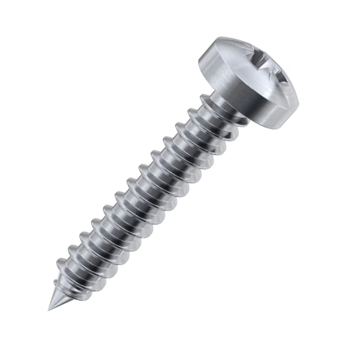 2.2mm x 4.5mm POZI SELF TAPPING PAN SCREWS SS A2
