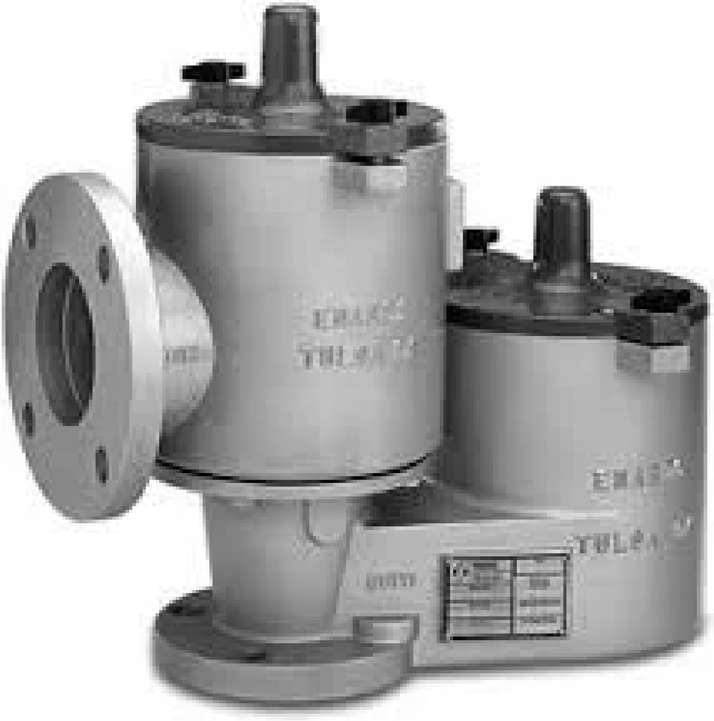 DN250 (10") PN10 STAINLESS STEEL COMBINED VACUUM & PRESSURE RELIEF VALVE