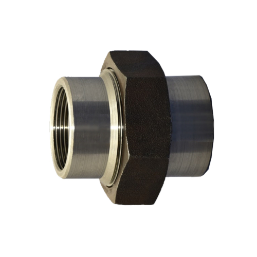[HW-NB-BSP-UNI-20-BLK-BTI] DN20 (3/4" NB) BSP BLACK HEAVY WEIGHT STEEL UNION (BRONZE TO IRON)