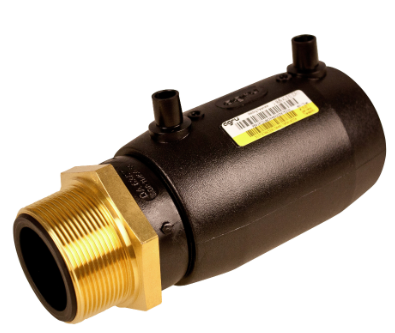 [PE100-EF-MSA-BSP-40-32] 40MM PE100 ELECTROFUSION X 1.1/4" BSP BRASSFEMALE ADAPTOR PN16