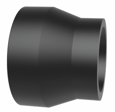 [PE100-BF-CON-315-280-SRT] 315X280MM PE100 BUTT FUSION SHORT CONCENTRIC REDUCER PN10