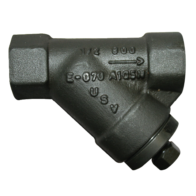 [CS-STR-Y-BSP-20-800] DN20 (3/4" NB) BSPT CARBON STEEL Y TYPE STRAINER CLASS 800