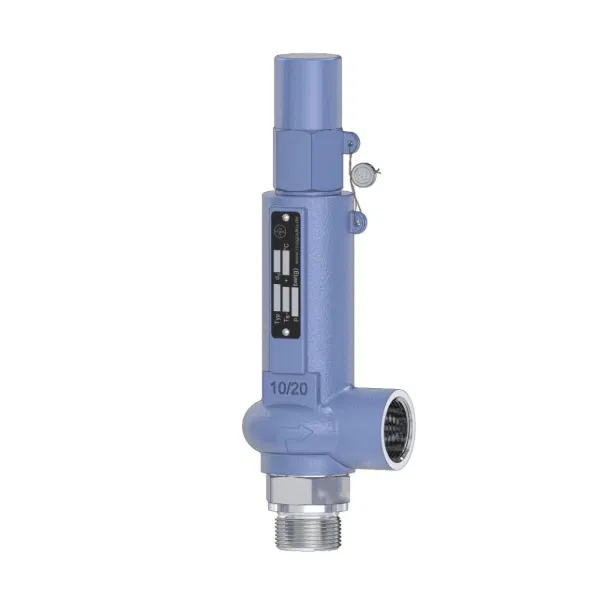 DN15 X 20 (1/2 x 3/4" NB) BSP NIEZGODKA TYPE 10.2 RIGHT ANGLE HIGH LIFT SAFETY VALVE